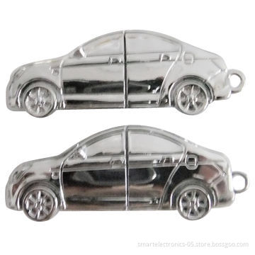 Metal Car USB Flash Drive,Customized Package/Printing, 3-year Warranty, 64MB-128GB/Grade A,MOQ 50pcs